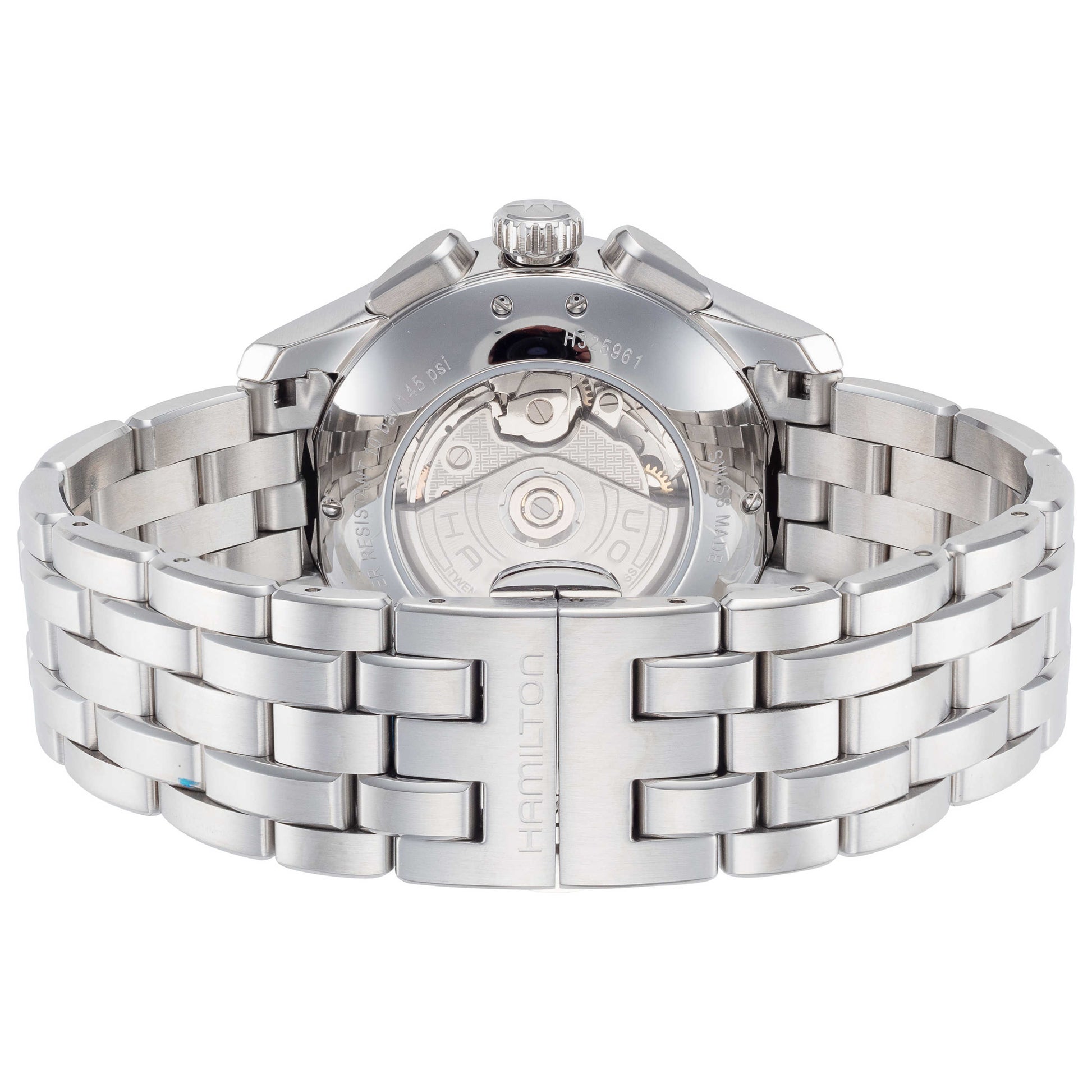 Back view of Hamilton Jazzmaster Men's Automatic Watch H32596141