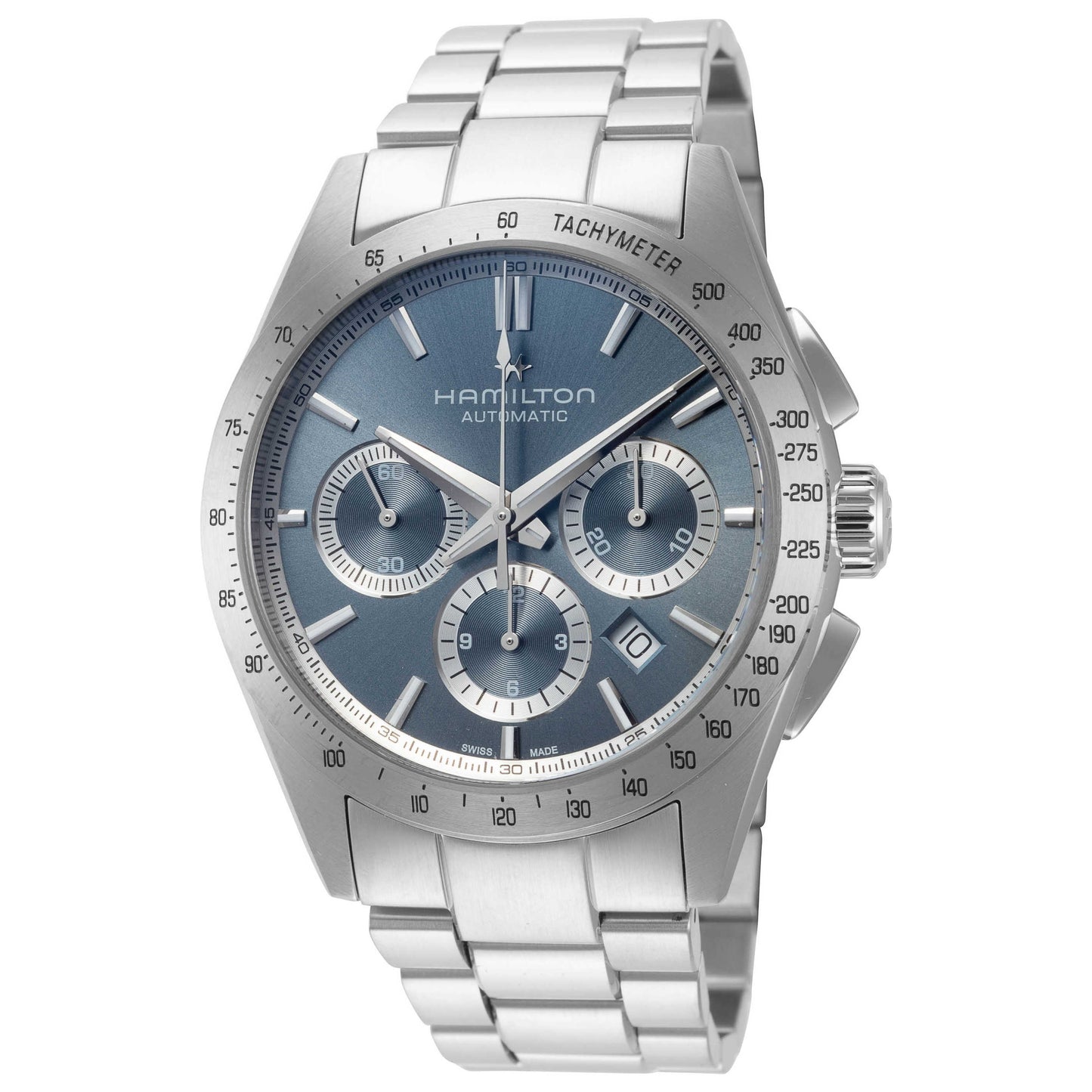 Front view of Hamilton Jazzmaster Performer Men's Automatic Watch H36656140
