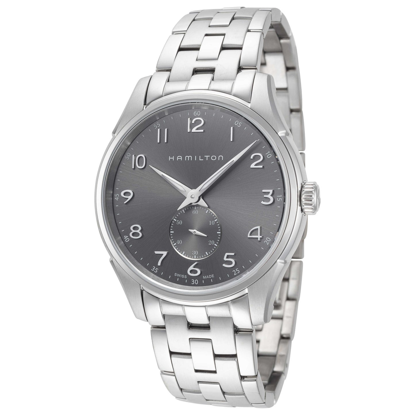 Front view of Hamilton Jazzmaster Men's Quartz Watch H38411183