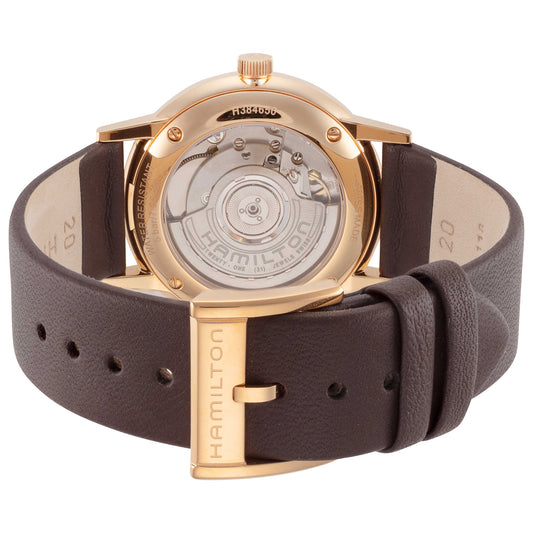 Back view of Hamilton American Classic Men's Automatic Watch H38465501