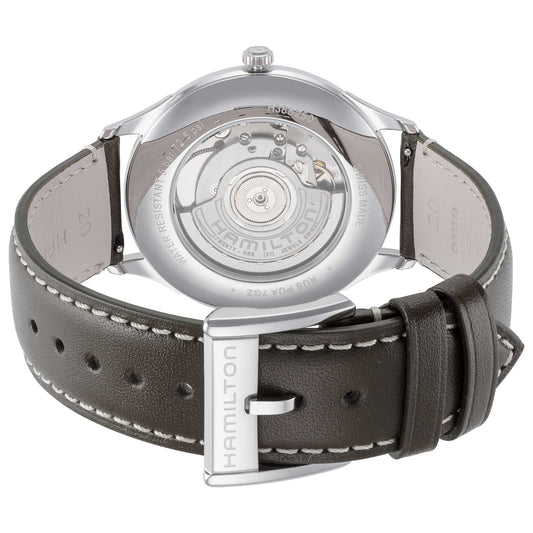 Back view of Hamilton Jazzmaster Men's Automatic Watch H38525811