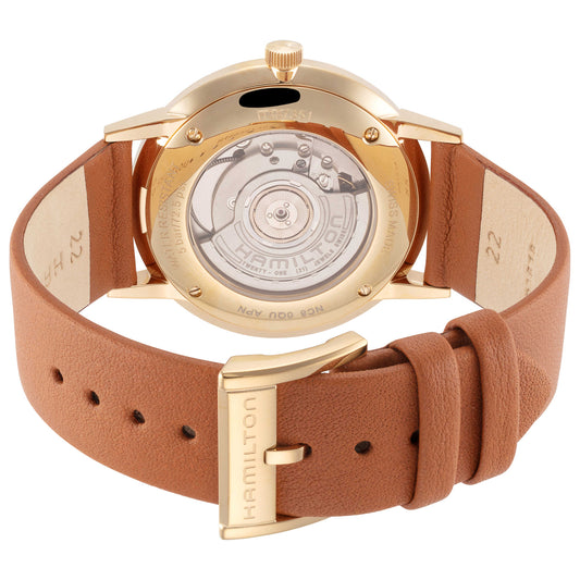 Back view of Hamilton American Classic Men's Automatic Watch H38735501