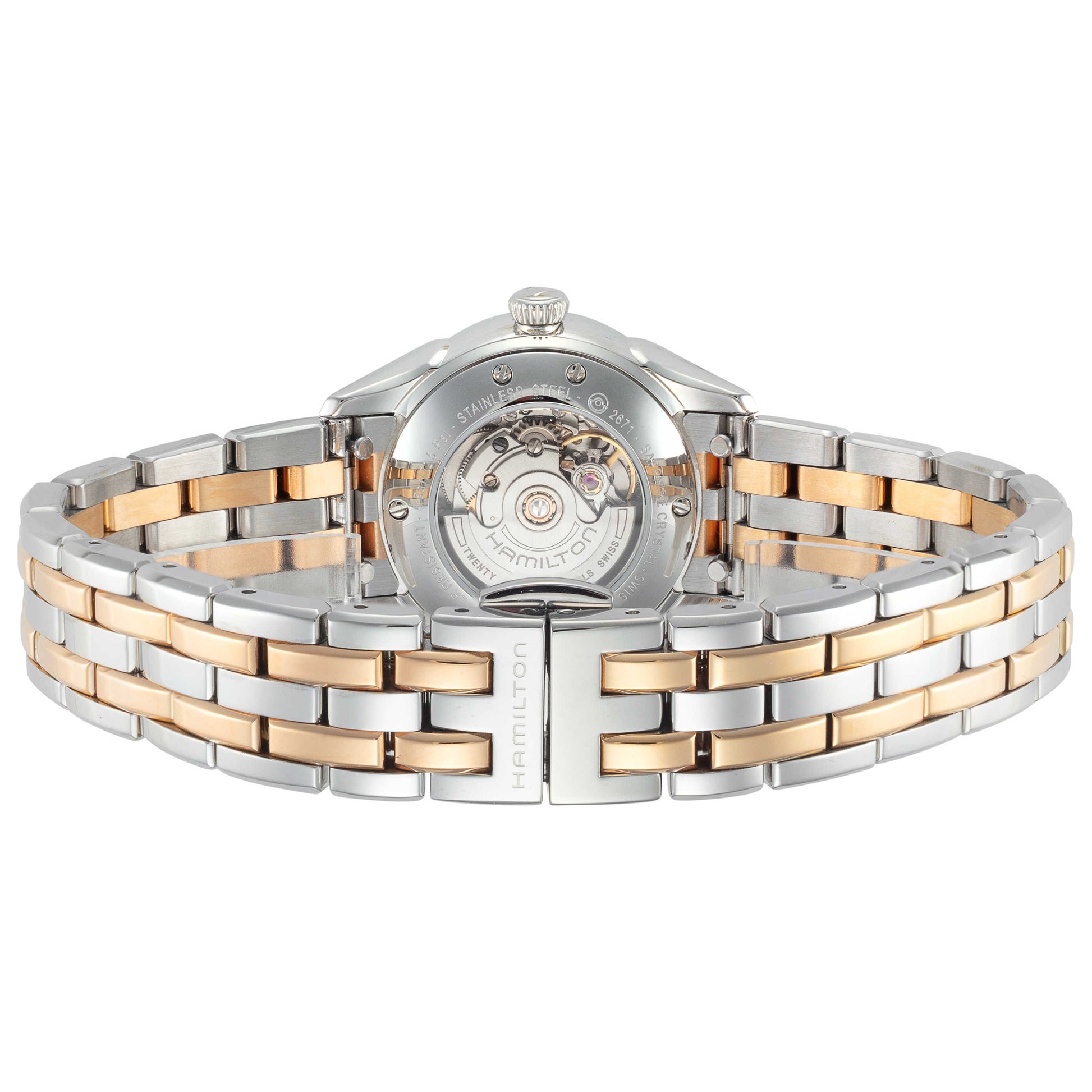 Back view of Hamilton Jazzmaster Women's Automatic Watch H42225191