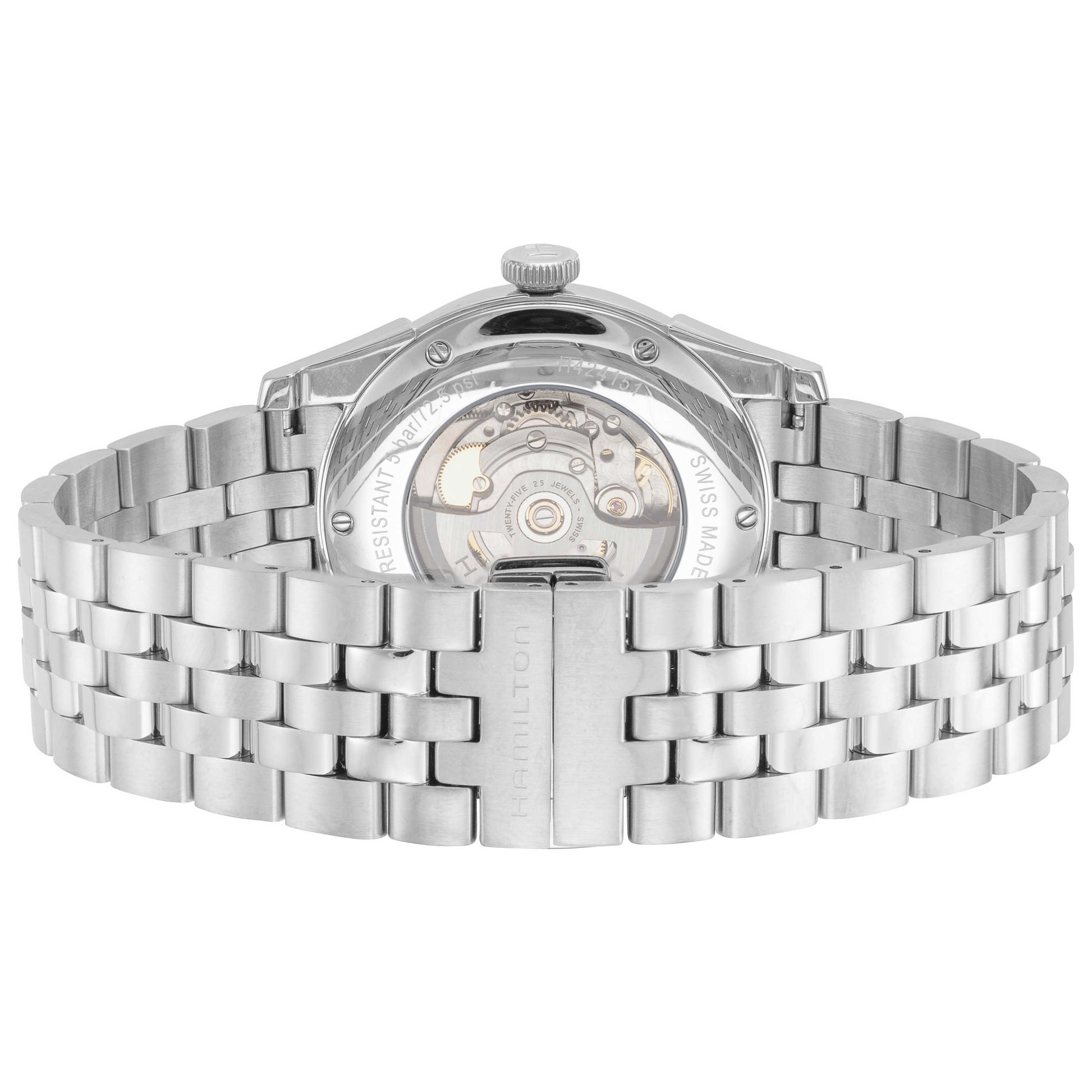 Back view of Hamilton American Classic Men's Automatic Watch H42415031