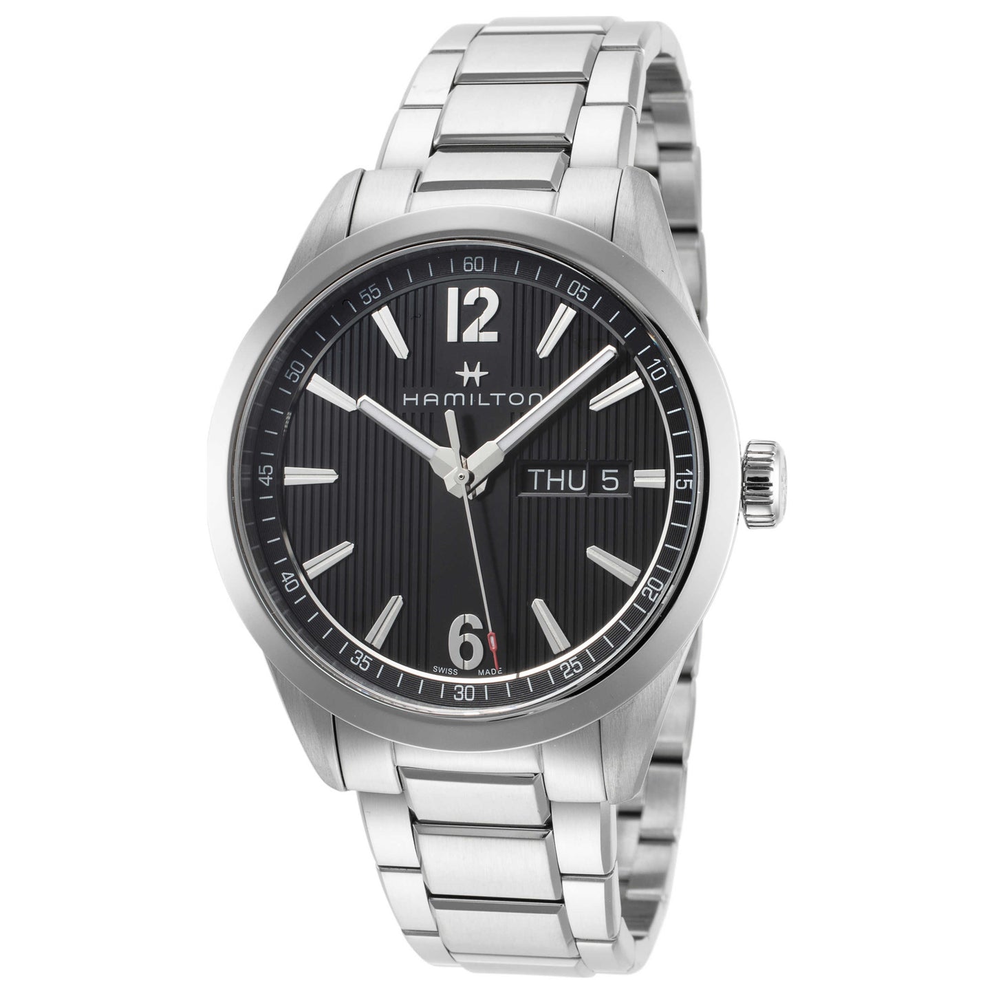 Front view of Hamilton Broadway Men's Quartz Watch H43311135