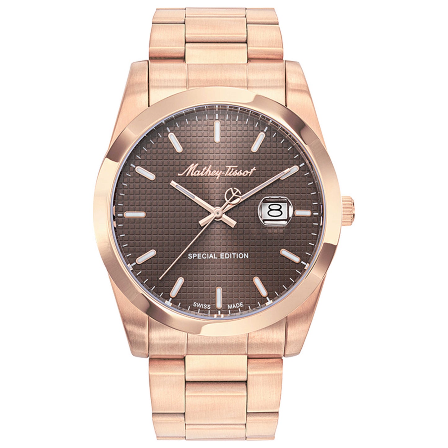 Front view of Mathey Tissot Classic Men's Quartz Watch H452PRM