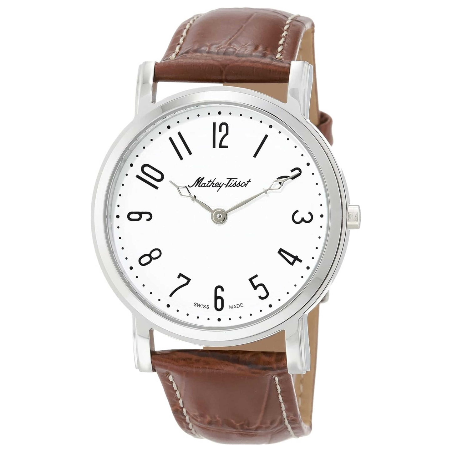 Front view of Mathey Tissot City Men's Quartz Watch H611252AG
