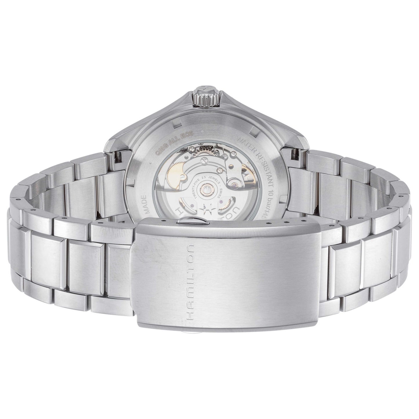 Back view of Hamilton Khaki Aviation Men's Automatic Watch H64645131