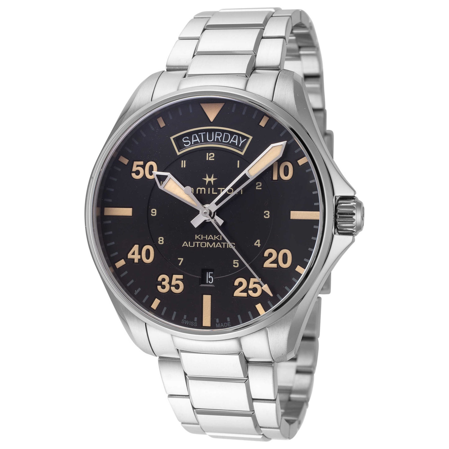 Front view of Hamilton Khaki Aviation Men's Automatic Watch H64645131