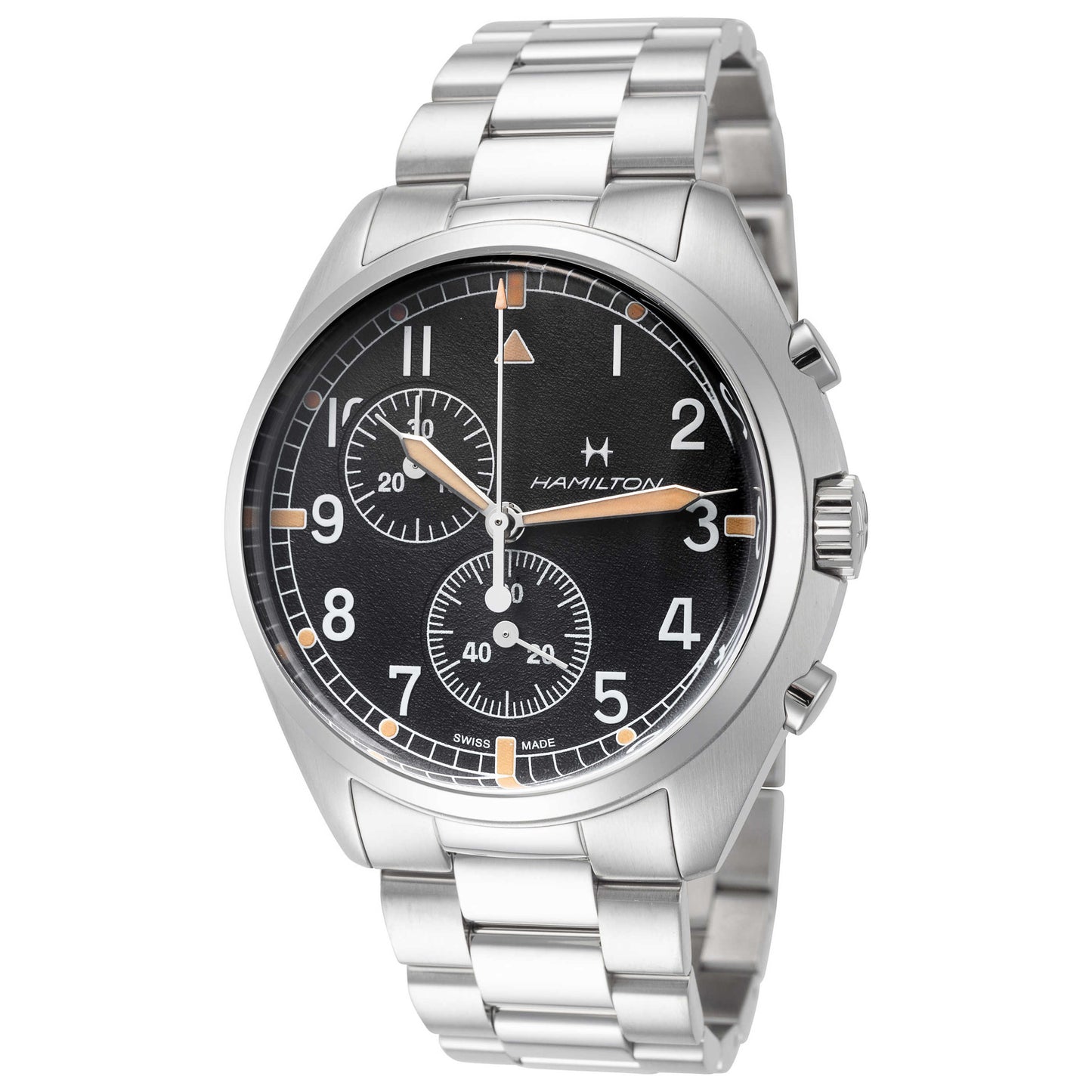 Front view of Hamilton Khaki Aviation Men's Quartz Watch H76522131