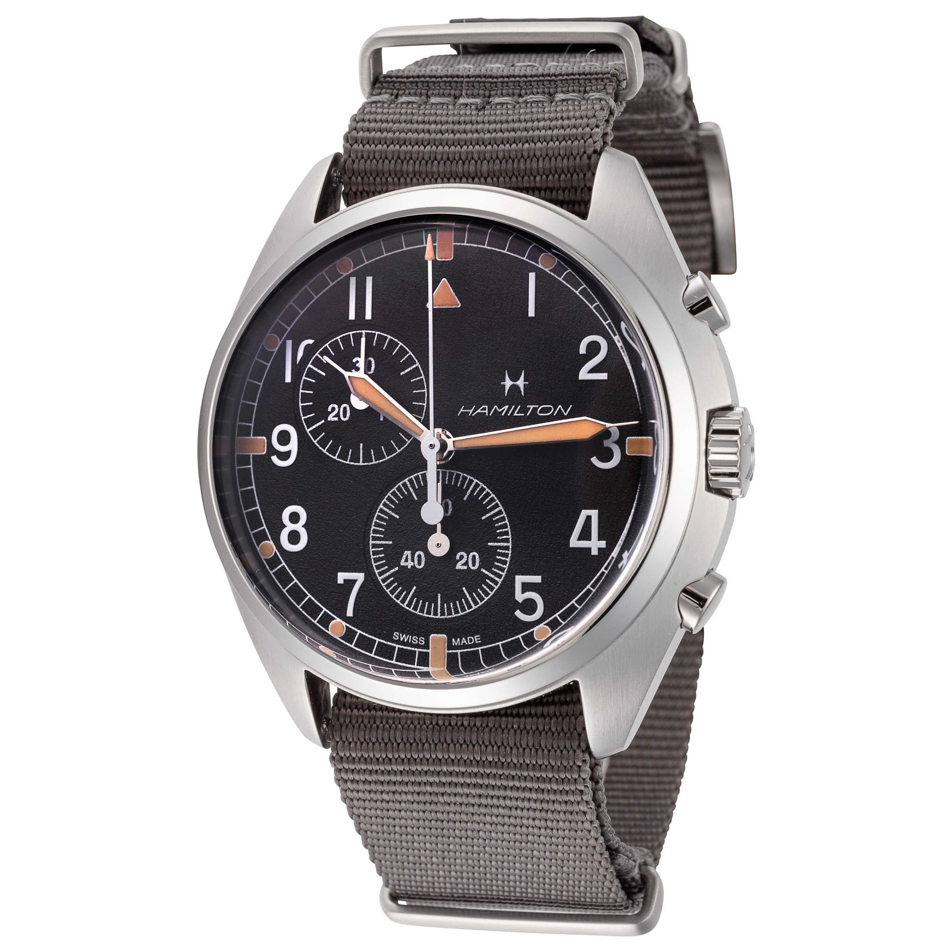 Front view of Hamilton Khaki Aviation Men's Quartz Watch H76522931