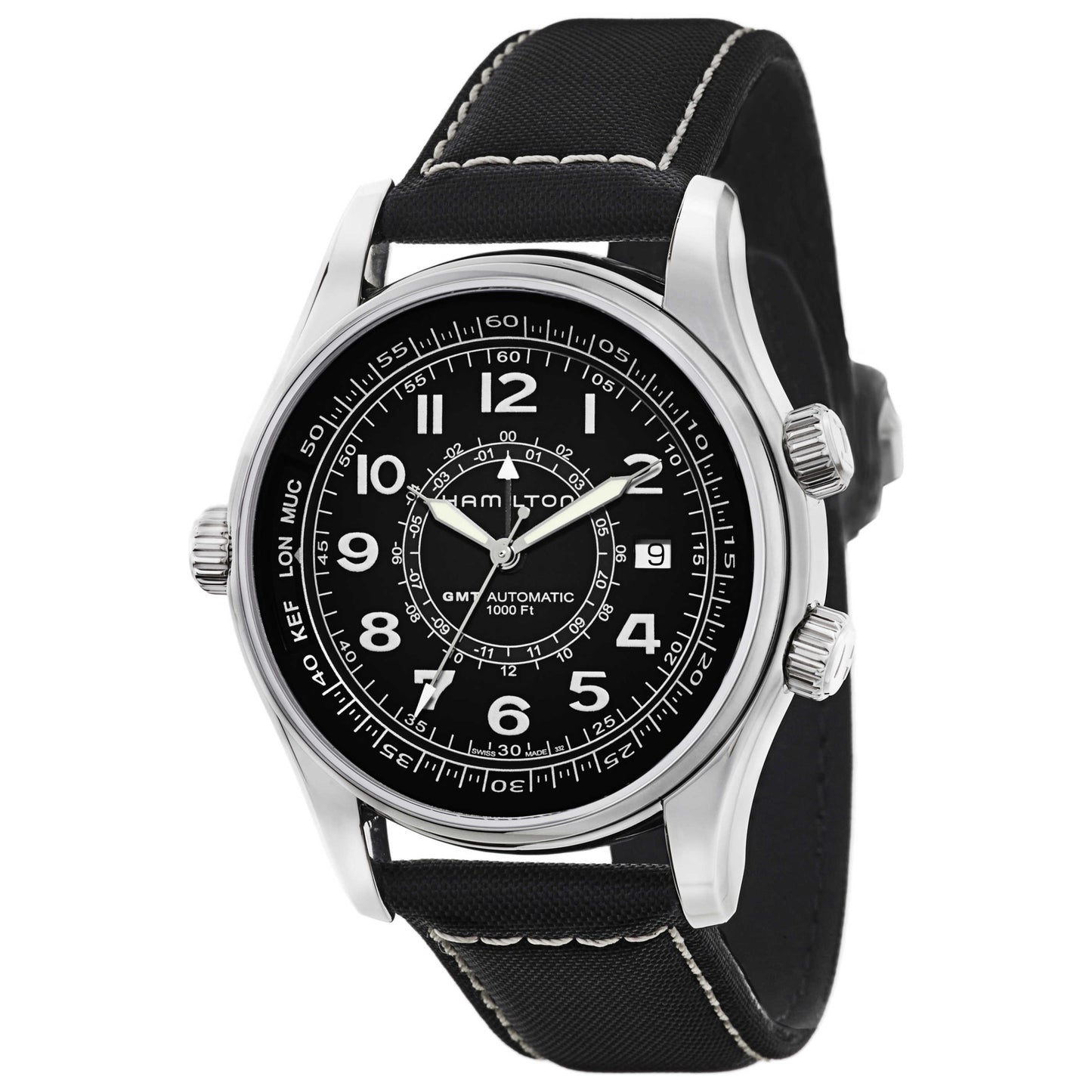 Front view of Hamilton Khaki Navy Men's Automatic Watch H77505433