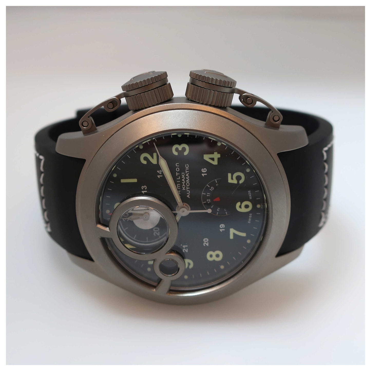 Hamilton Khaki Navy Men's Automatic Watch H77746333-SD - Image #8