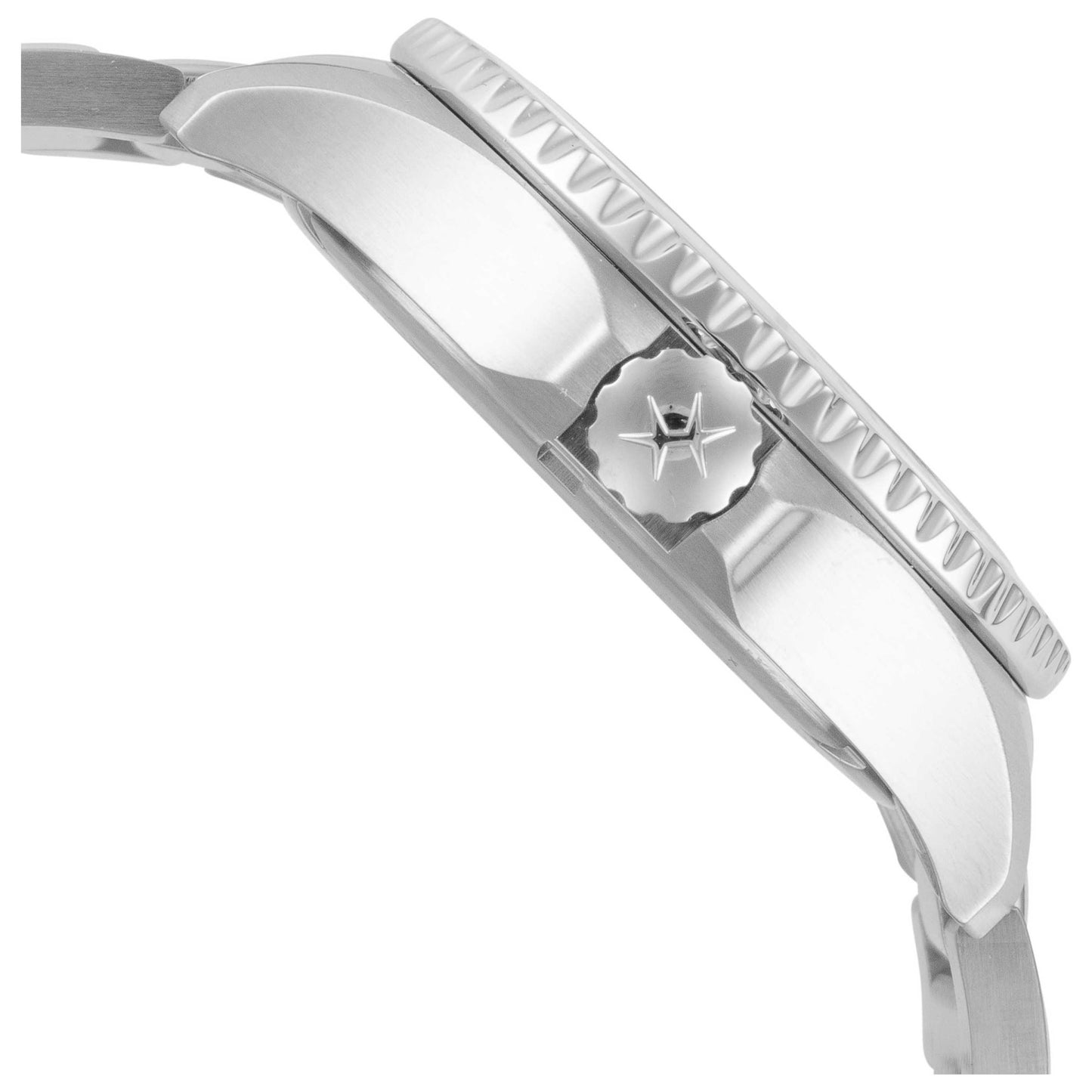 Right view of Hamilton Khaki Navy Men's Quartz Watch H82221110