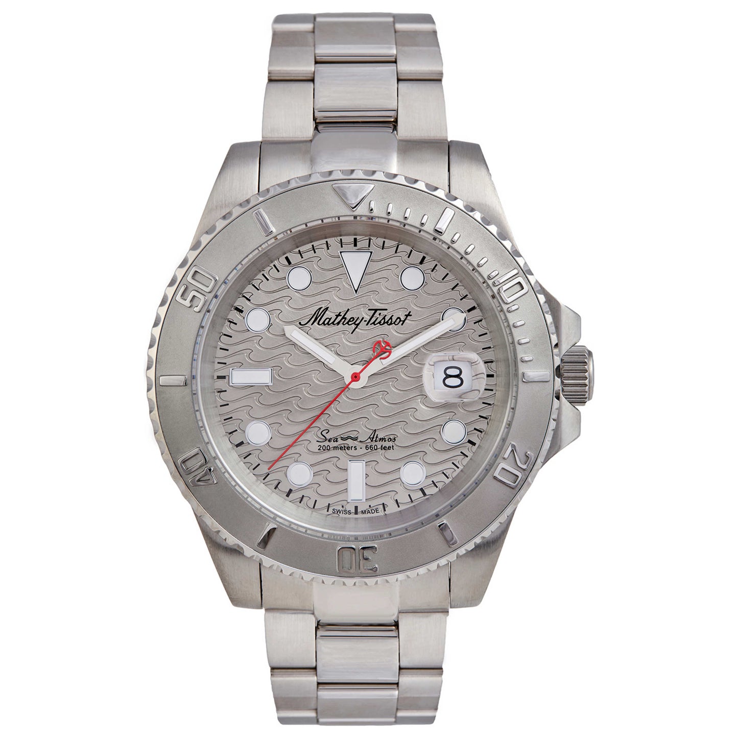 Front view of Mathey Tissot Mathy Sea Men's Quartz Watch H906ZAS