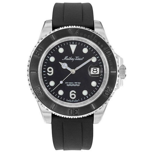 Front view of Mathey Tissot Mathy Design Men's Quartz Watch H909AN