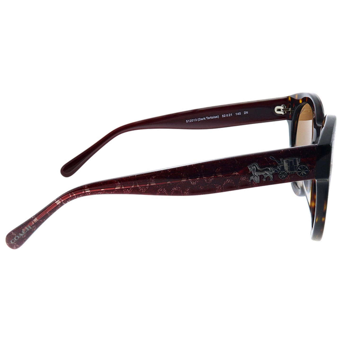 Coach Fashion Women's Sunglasses HC-8265F-512013-52 - Image #4