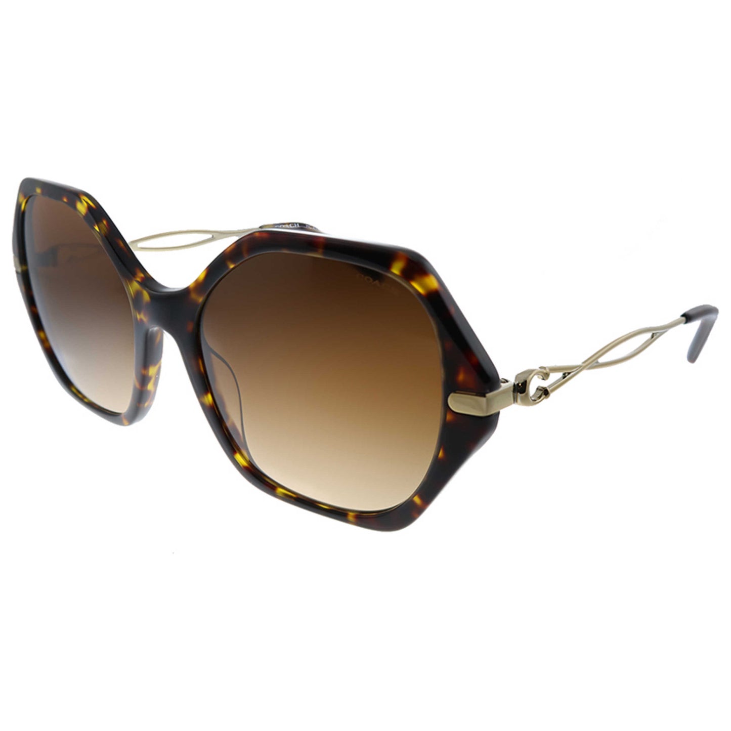 Front view of Coach Fashion Women's Sunglasses HC-8315-512074