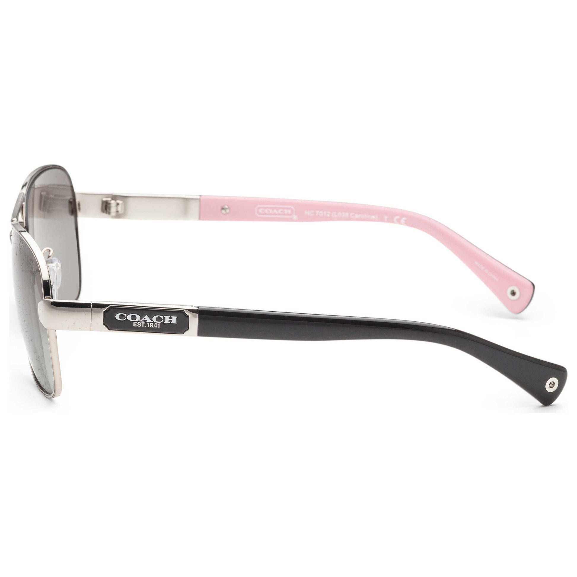 Left view of Coach Fashion Women's Sunglasses HC7012-910211-56