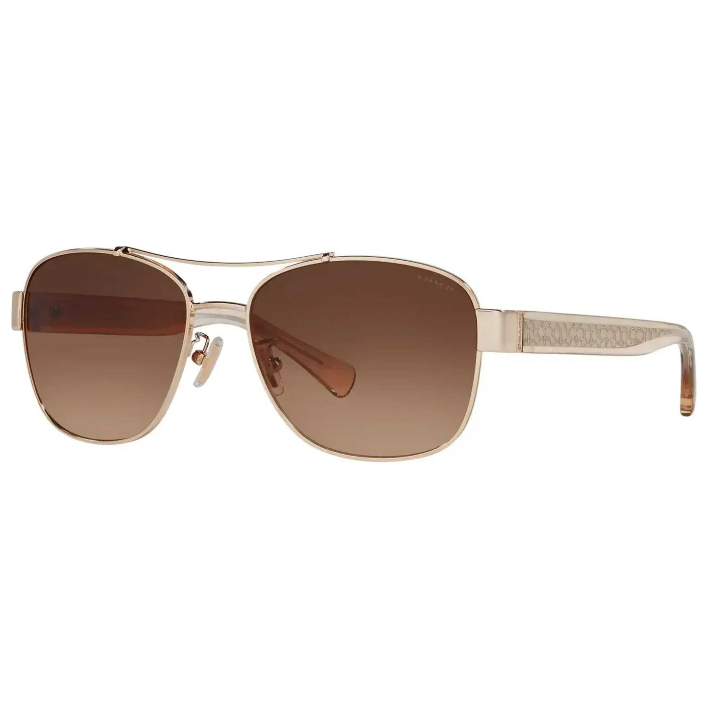 Front view of Coach Fashion Women's Sunglasses HC7064-926513-56