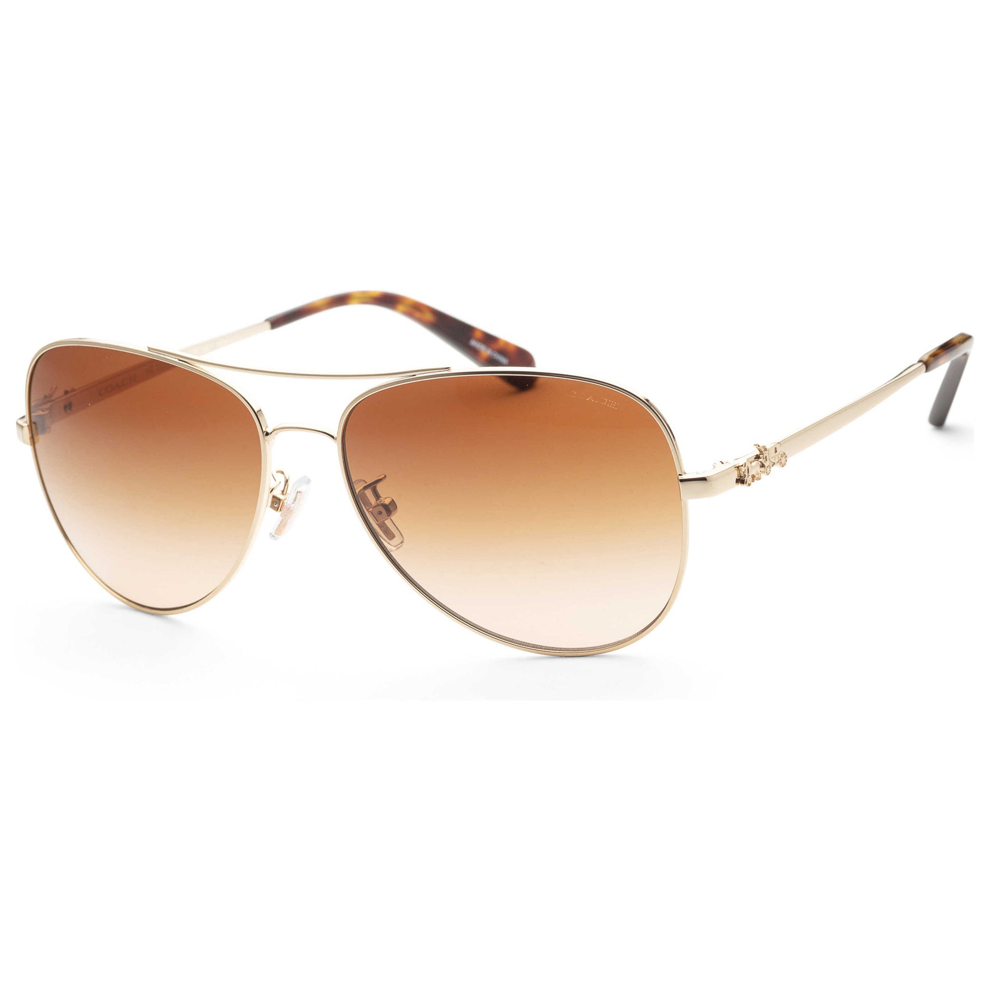 Front view of Coach Fashion Women's Sunglasses HC7074-93101359