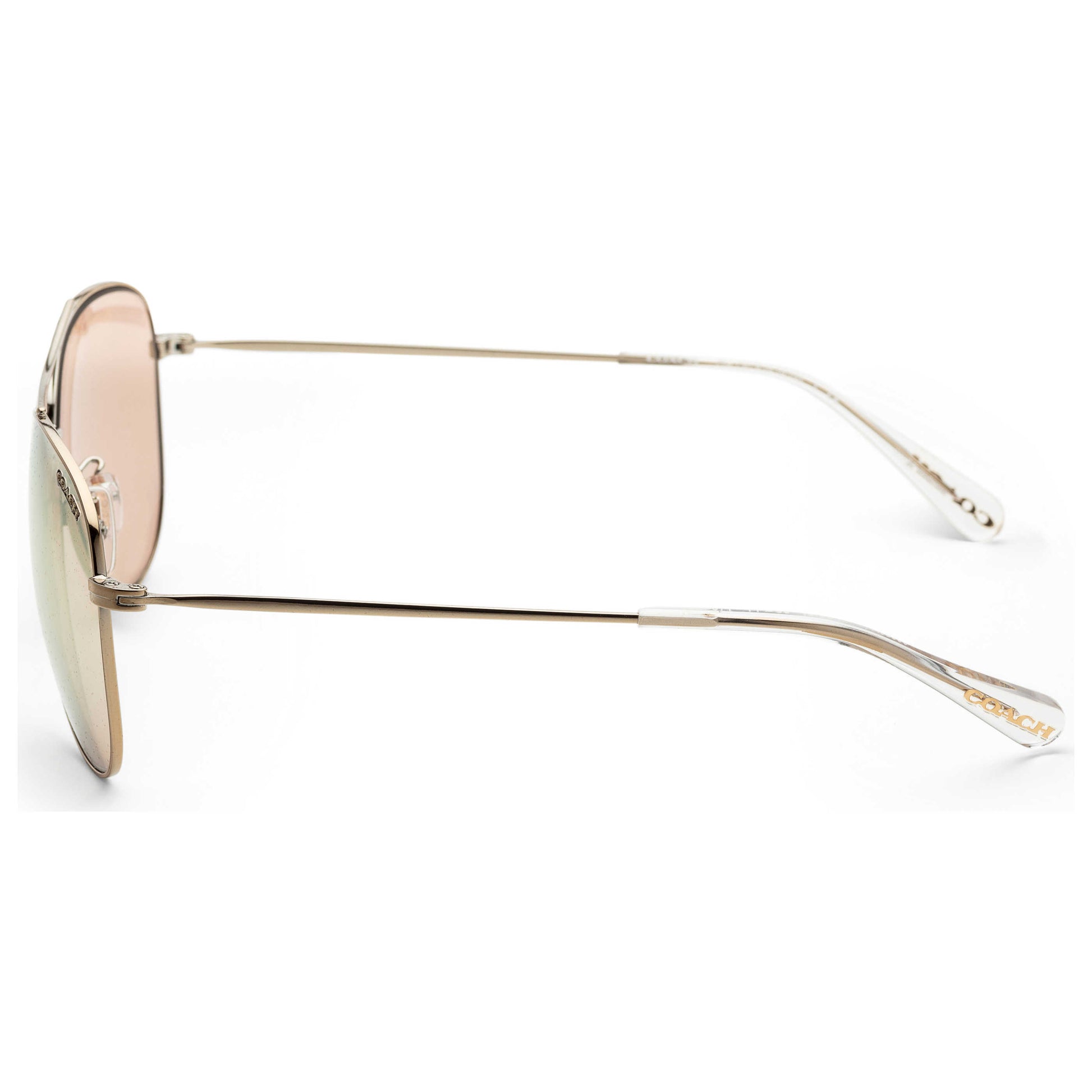 Left view of Coach Fashion Women's Sunglasses HC7079-90055A-58