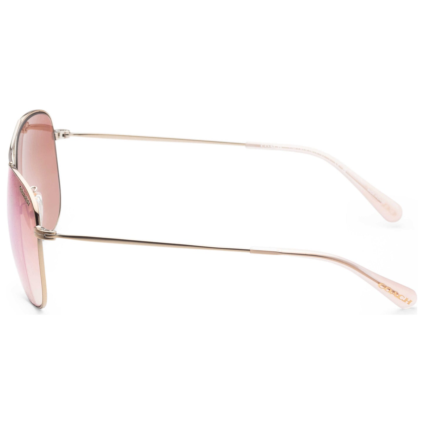 Left view of Coach Fashion Women's Sunglasses HC7079-90056F-58