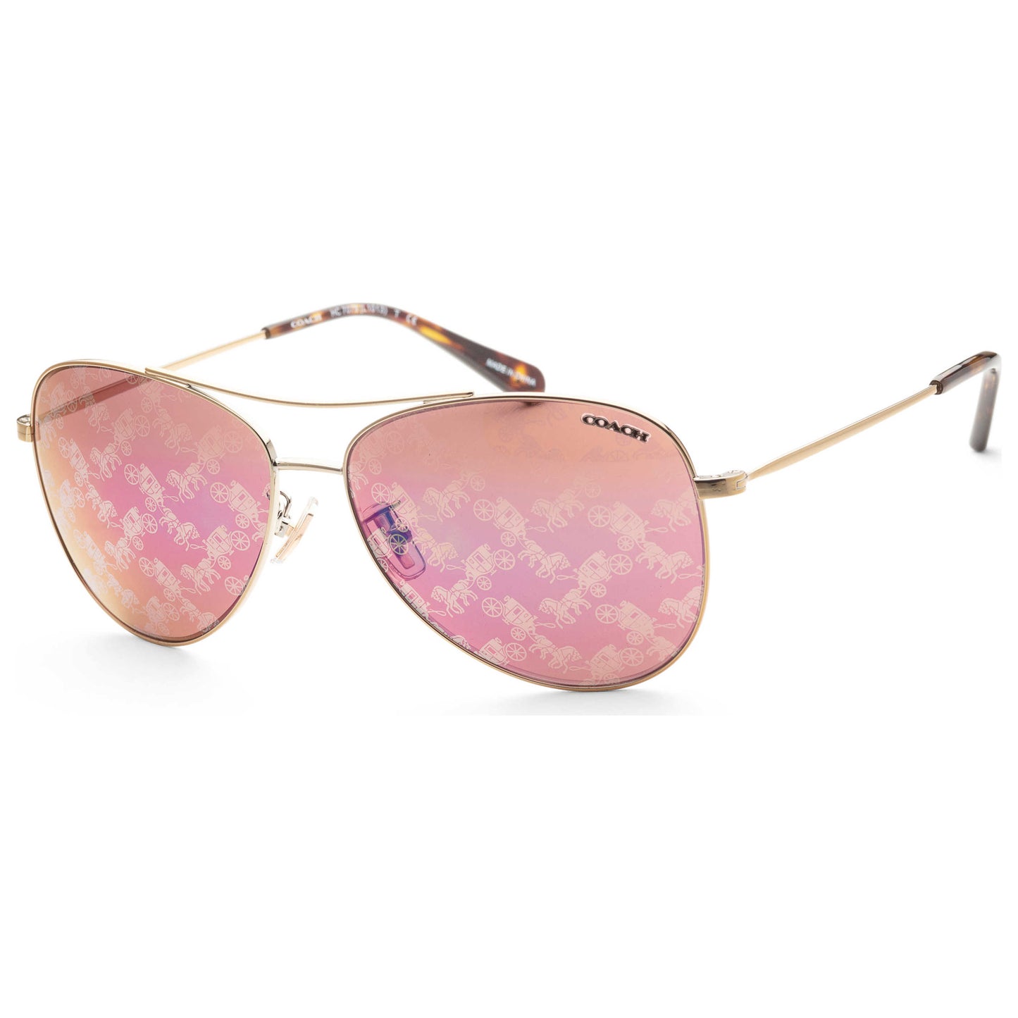 Front view of Coach Fashion Women's Sunglasses HC7079-9005AC58