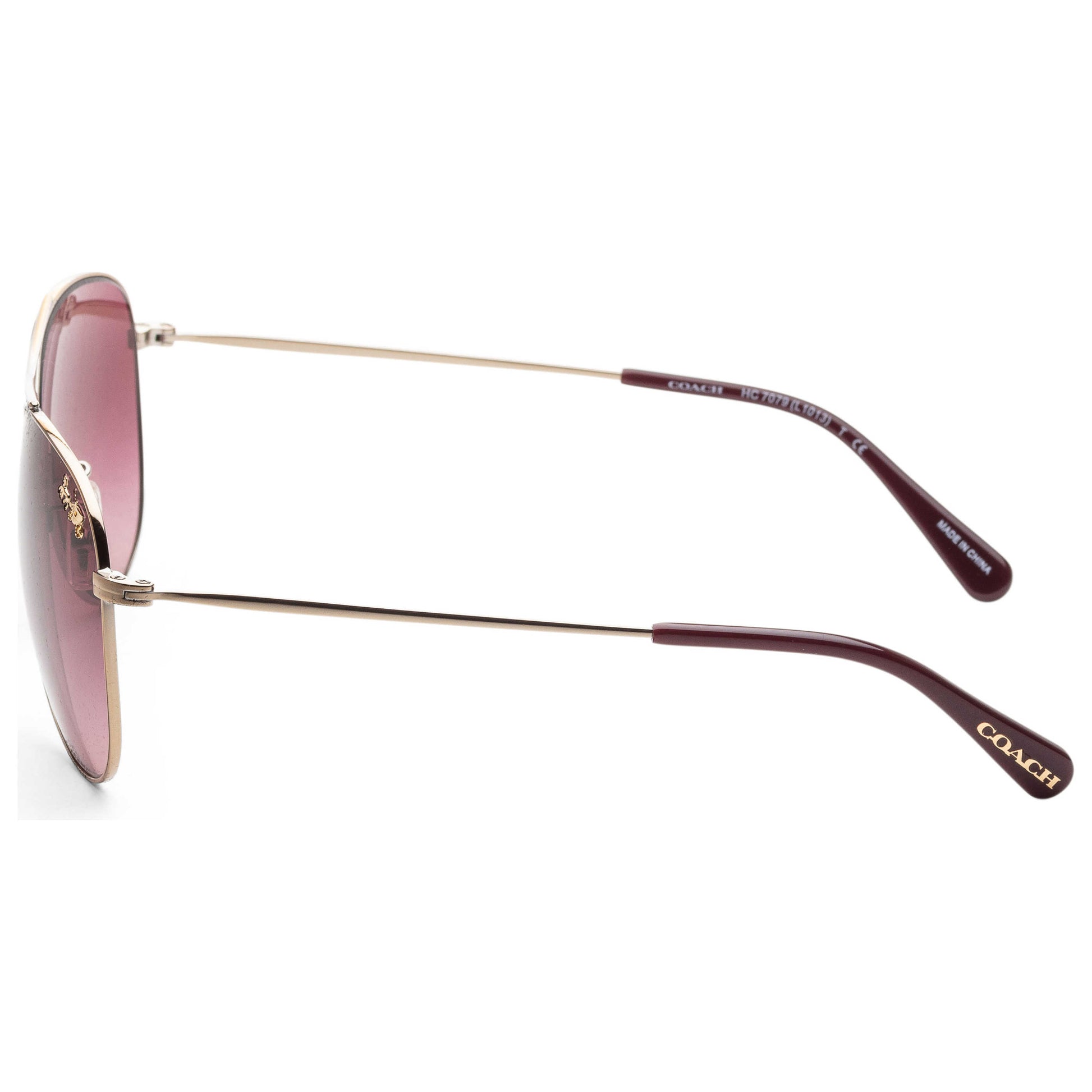 Left view of Coach Fashion Women's Sunglasses HC7079-93228H