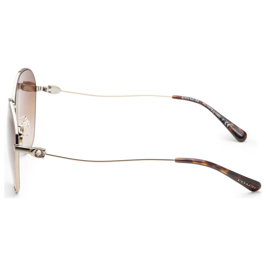 Left view of Coach Fashion Women's Sunglasses HC7097B-900513-59