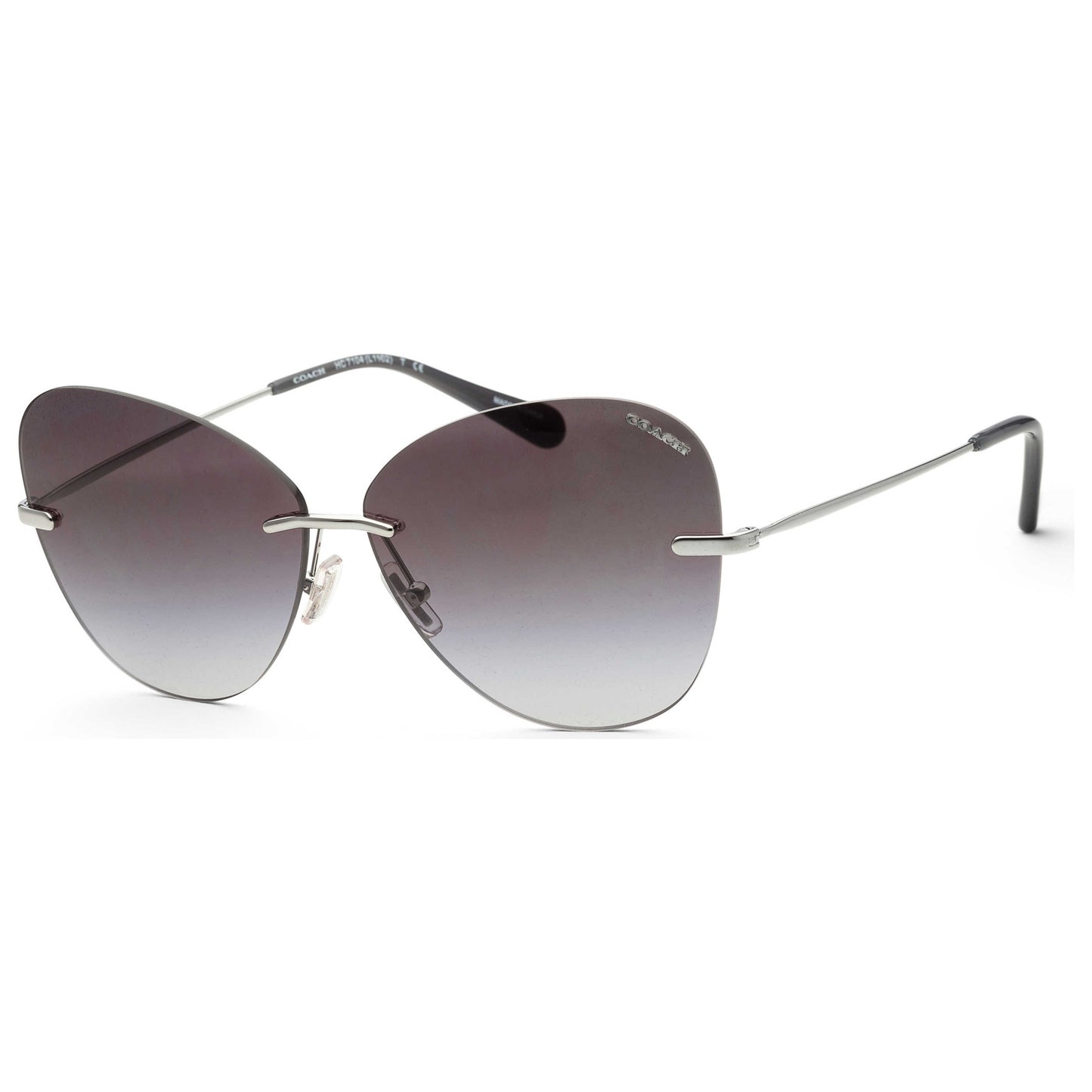 Front view of Coach Fashion Women's Sunglasses HC7104-90018G-59