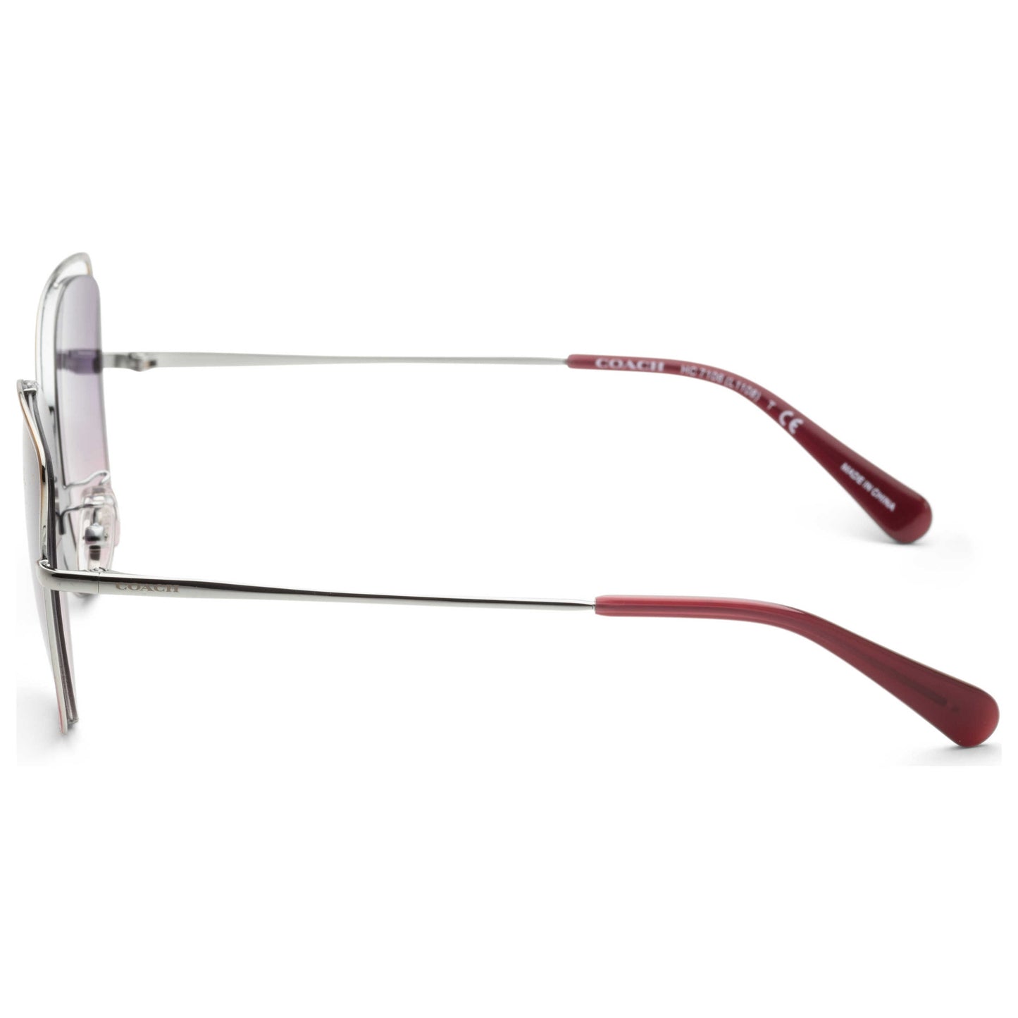 Left view of Coach Fashion Women's Sunglasses HC7106-9340I6-55