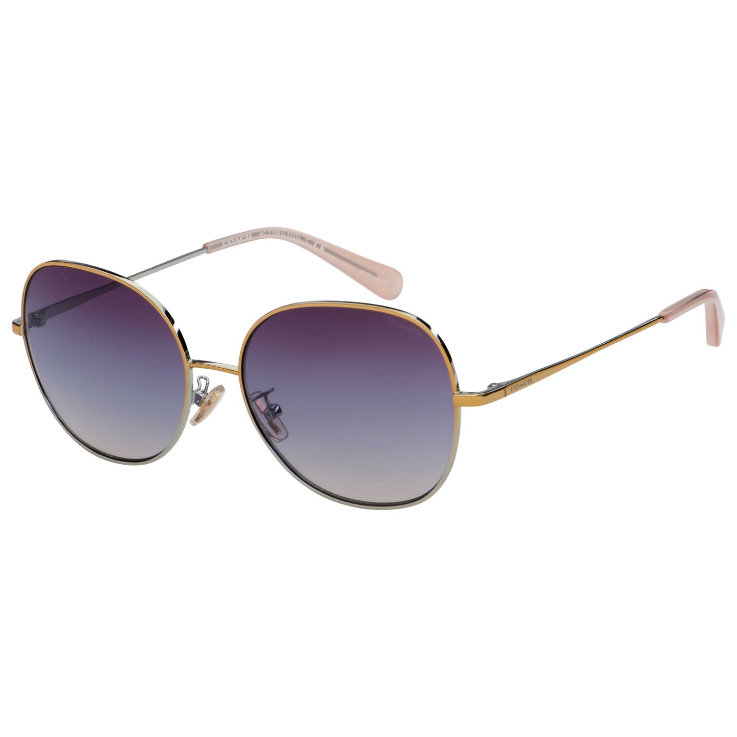 Front view of Coach Fashion Women's Sunglasses HC7108-9338U7-57