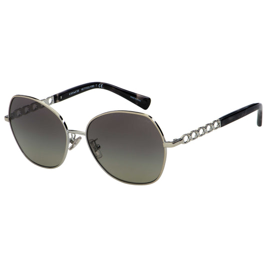 Front view of Coach Fashion Women's Sunglasses HC7112-900111-56