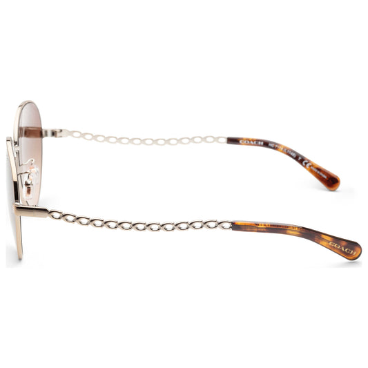 Left view of Coach Fashion Women's Sunglasses HC7114-900574-56
