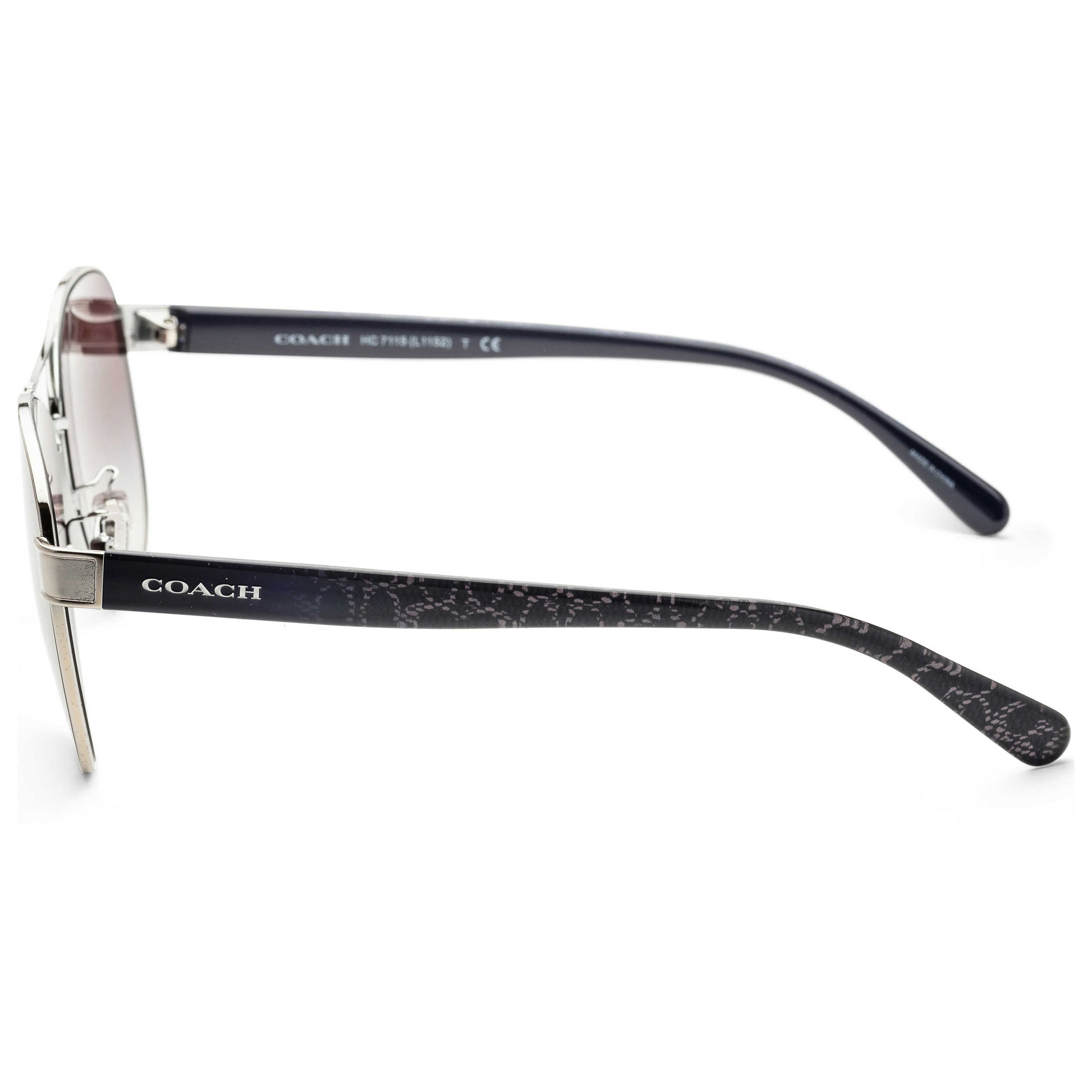 Left view of Coach Fashion Women's Sunglasses HC7115-90016I-59