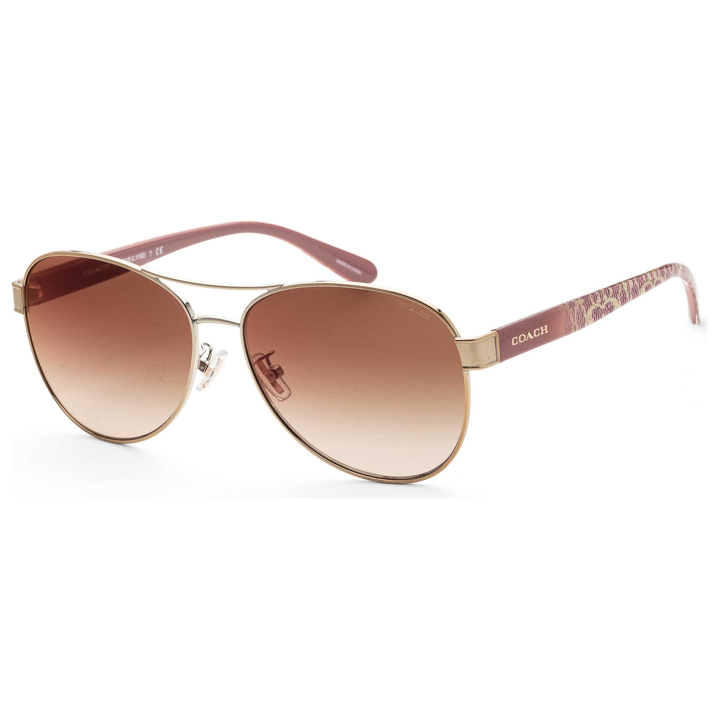 Front view of Coach Fashion Women's Sunglasses HC7115-9005S0-59