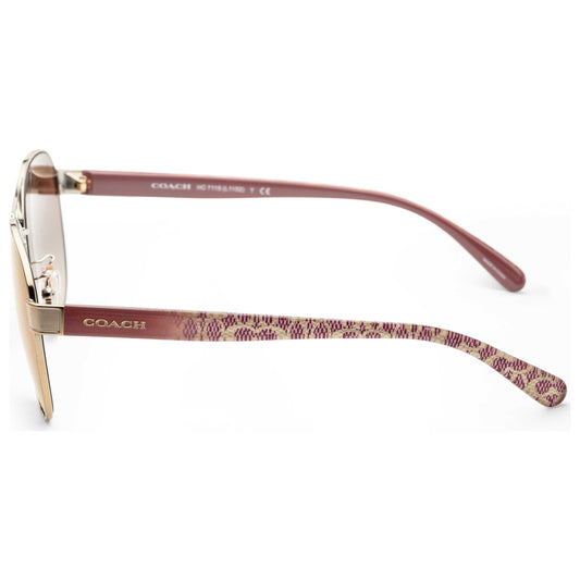 Left view of Coach Fashion Women's Sunglasses HC7115-9005S0-59