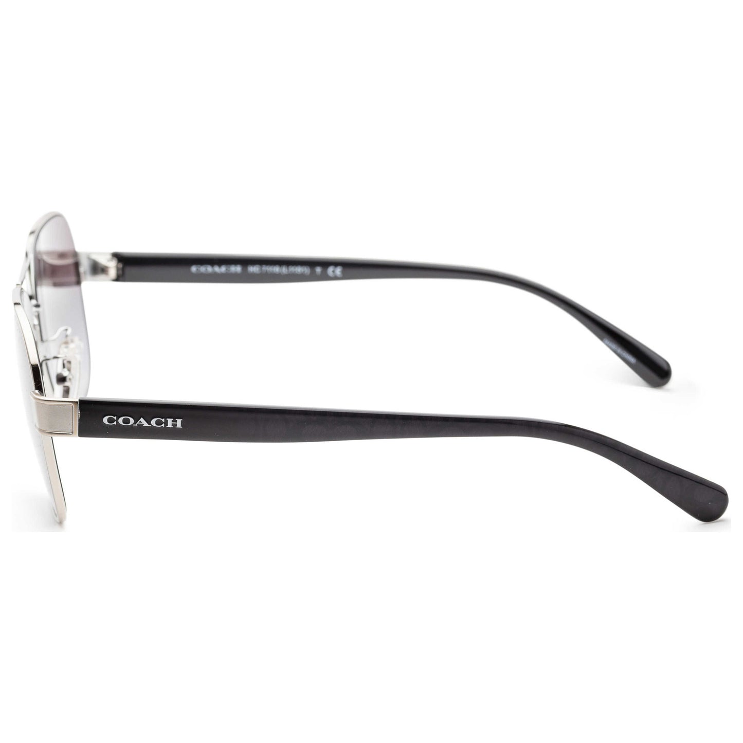 Left view of Coach Fashion Women's Sunglasses HC7116-90018G-57