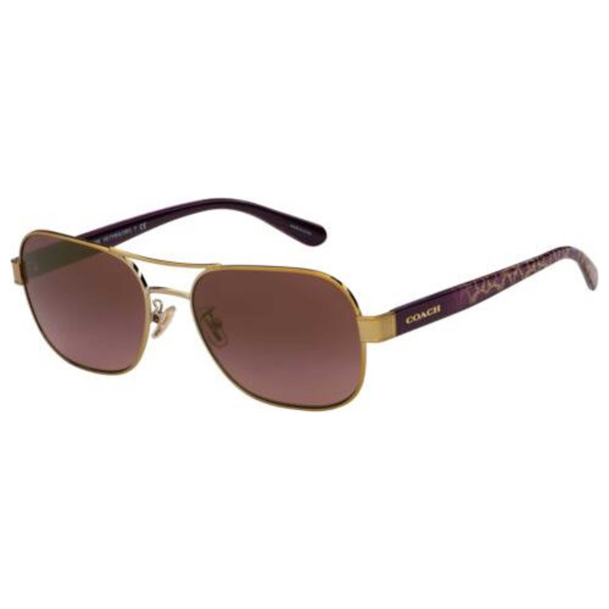 Front view of Coach Fashion Women's Sunglasses HC7116-90056F-57