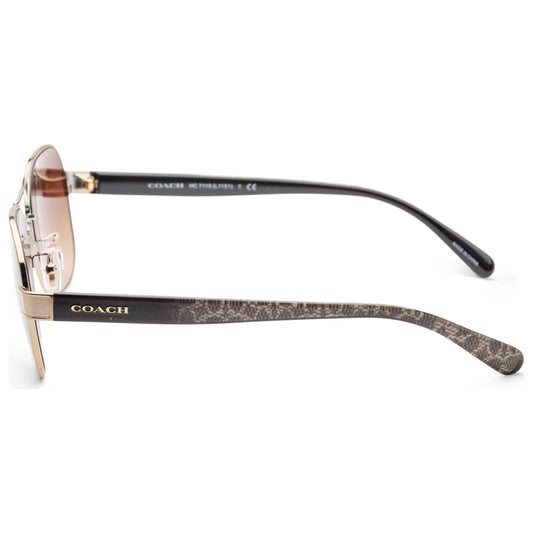 Left view of Coach Fashion Women's Sunglasses HC7116-900574-57