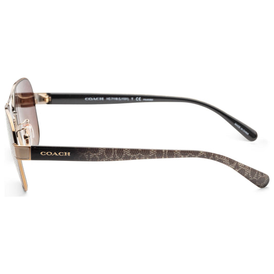Left view of Coach Fashion Women's Sunglasses HC7116-9005T5-57