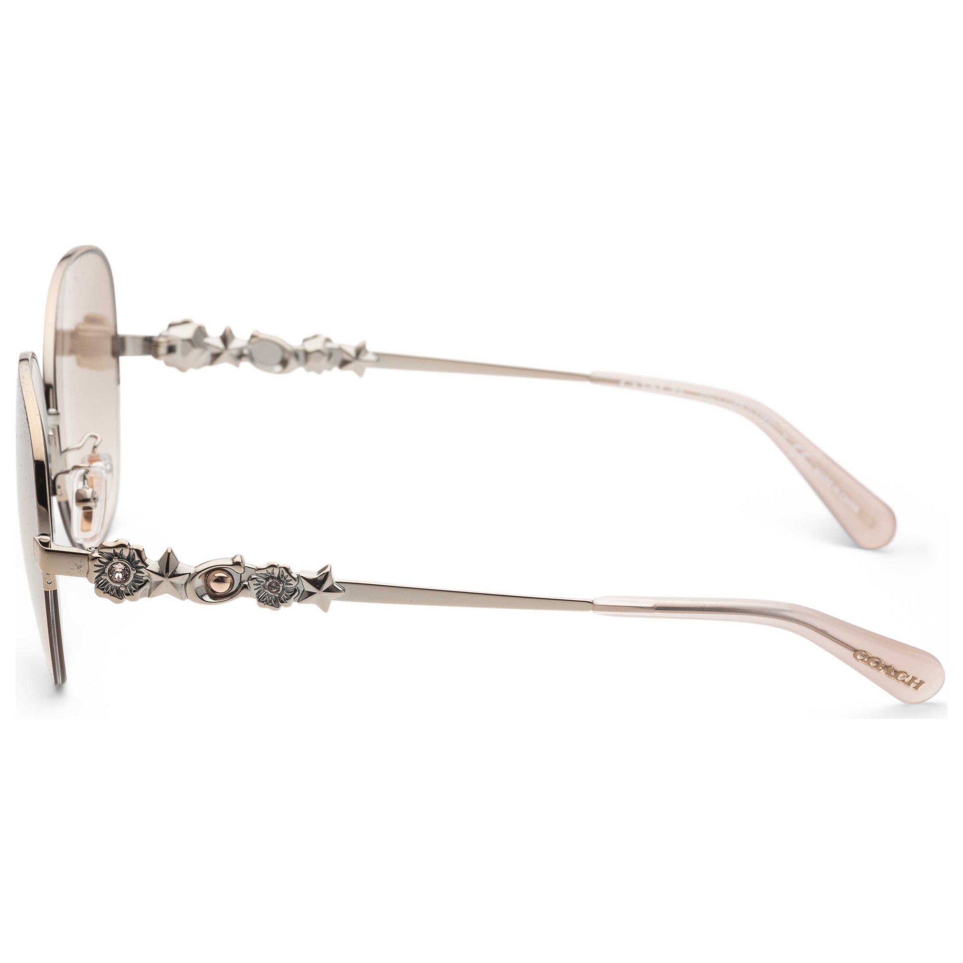 Left view of Coach Fashion Women's Sunglasses HC7118B-93548Z-57