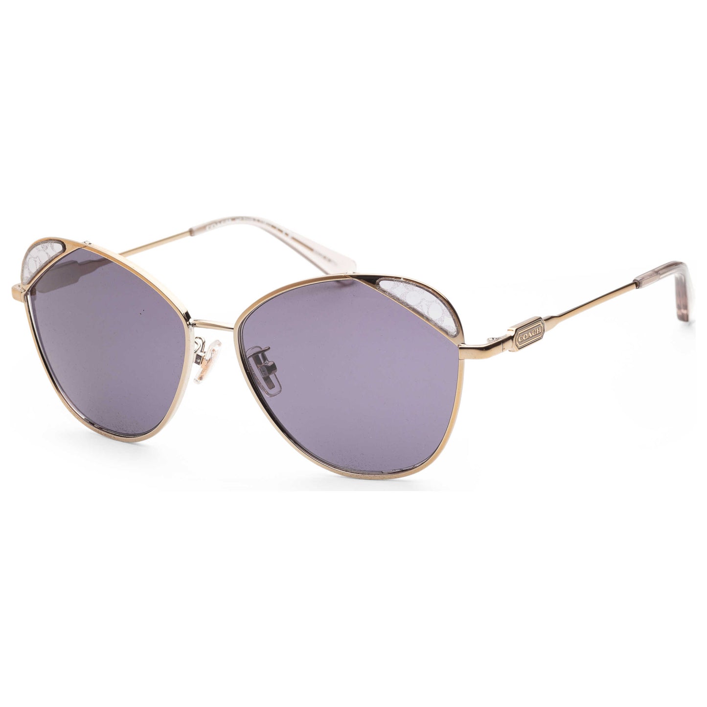 Front view of Coach Fashion Women's Sunglasses HC7119-93471A-59