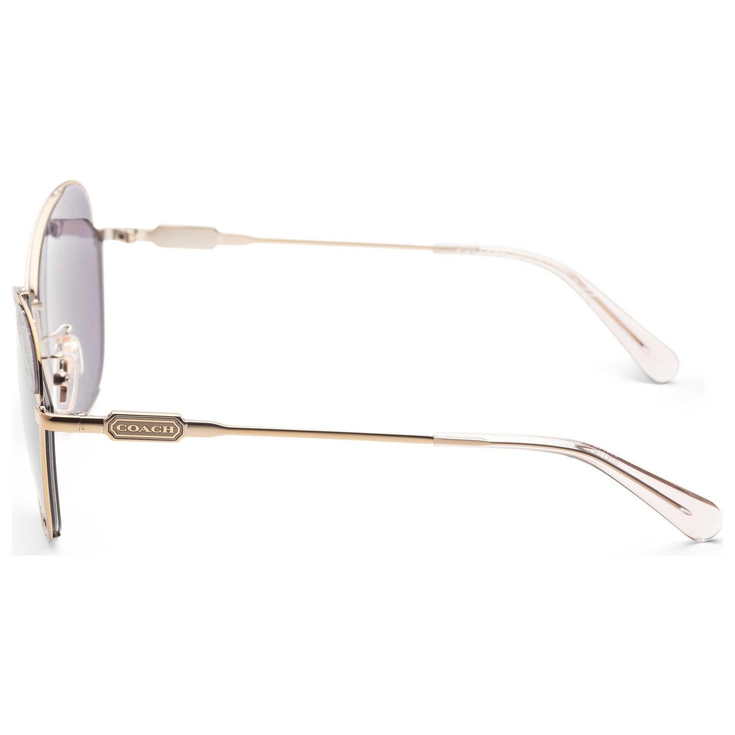 Left view of Coach Fashion Women's Sunglasses HC7119-93471A-59