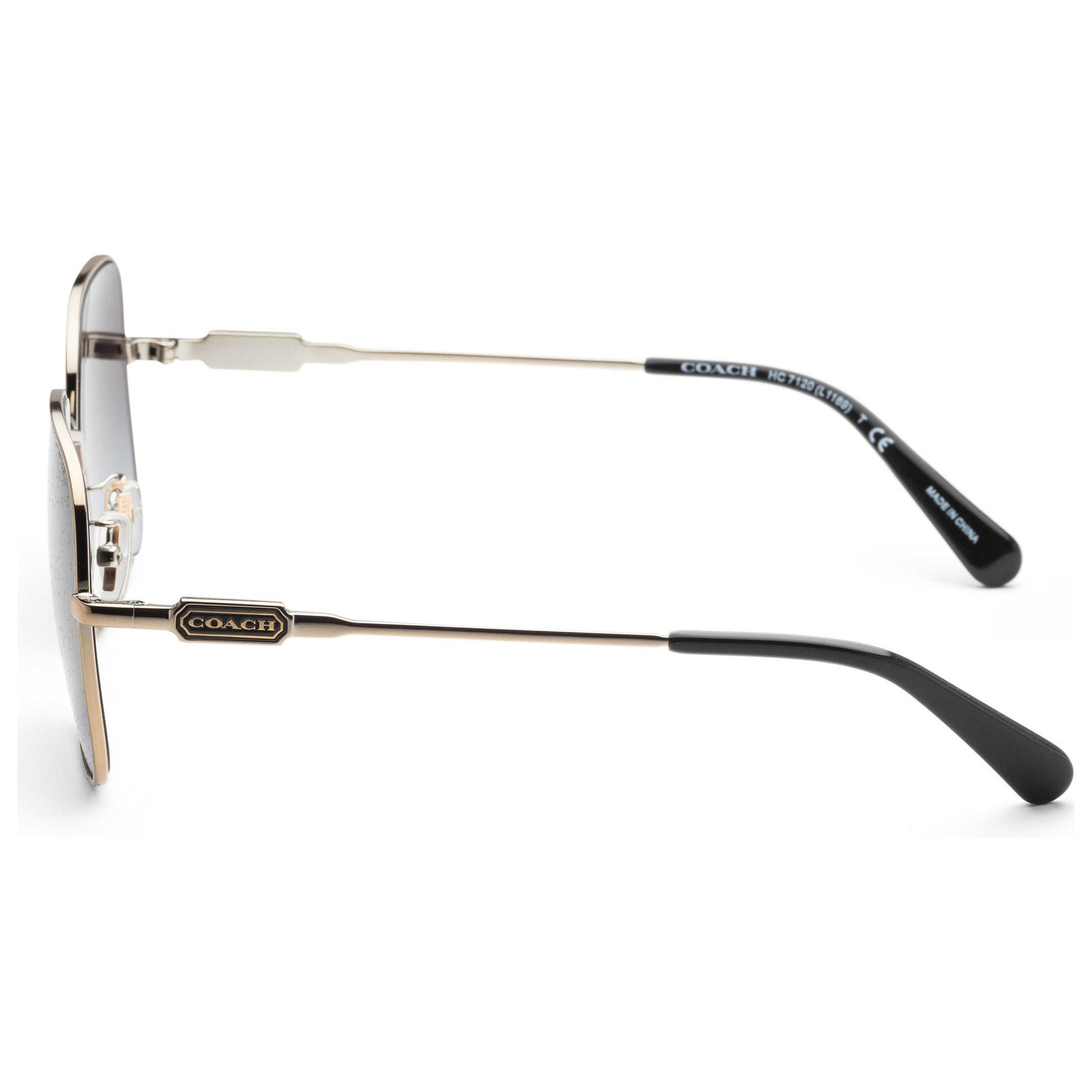 Left view of Coach Fashion Women's Sunglasses HC7120-93468G-55