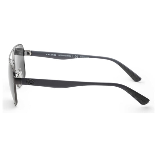 Left view of Coach Fashion Men's Sunglasses HC7122-938187-58