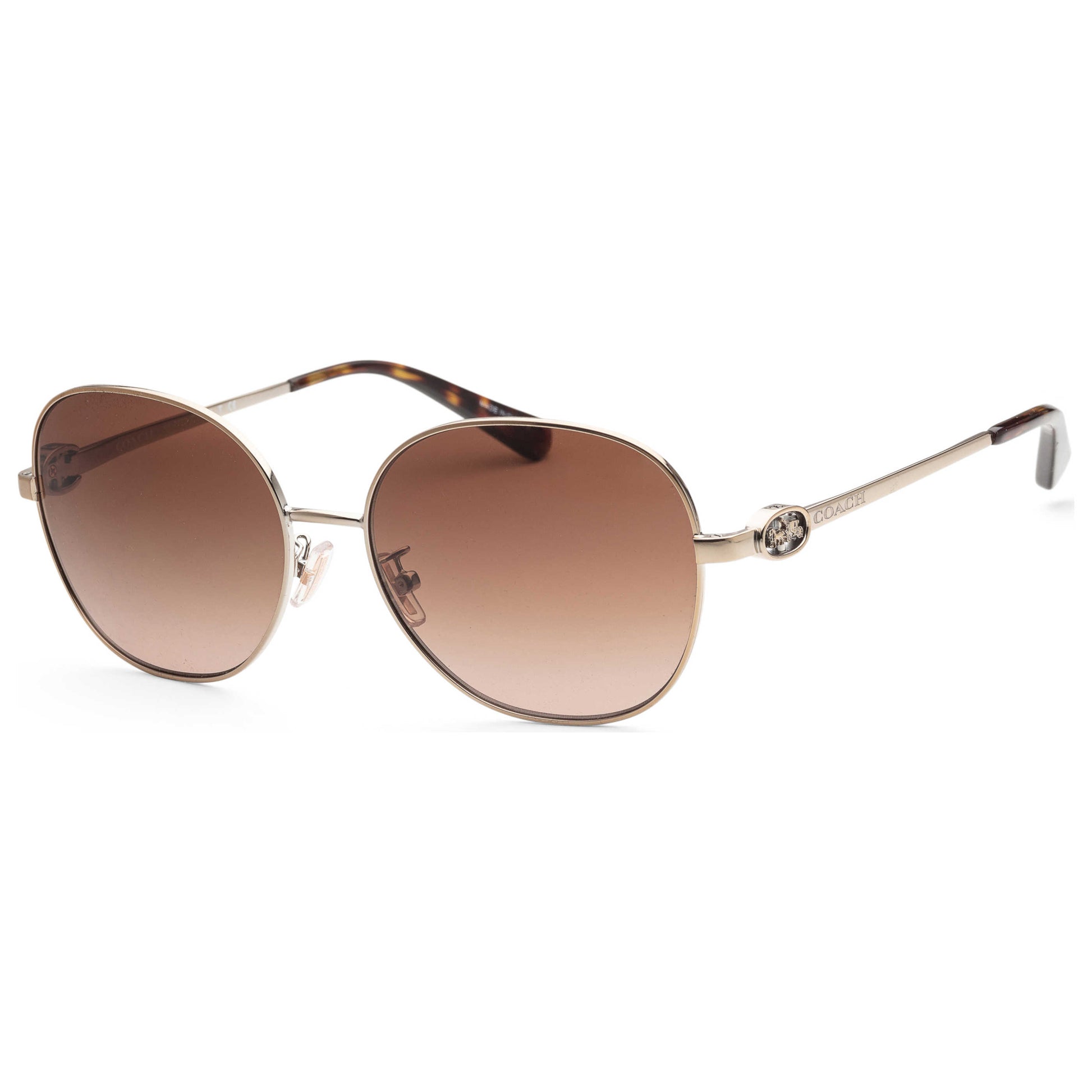 Front view of Coach Fashion Women's Sunglasses HC7123-900513-57
