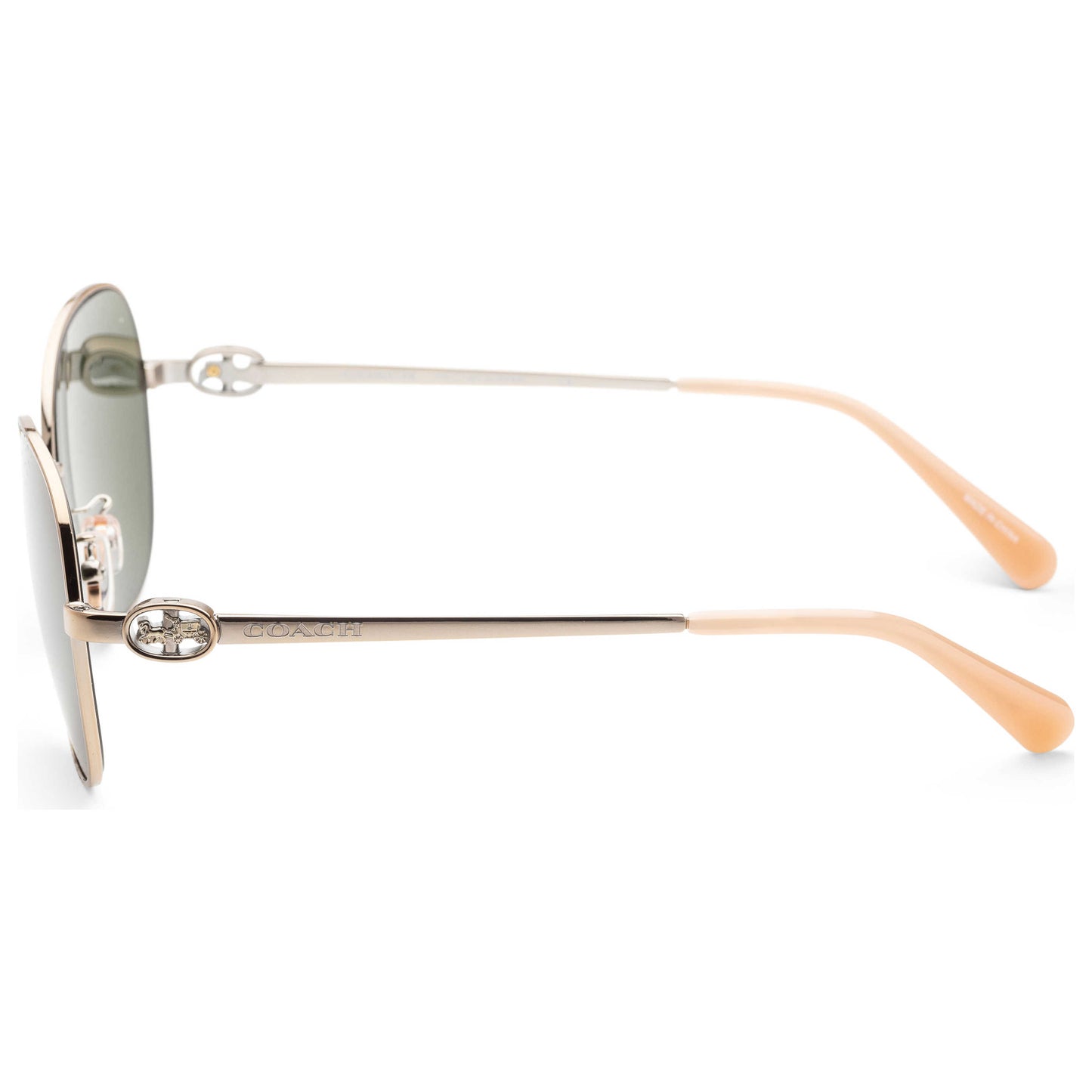 Left view of Coach Fashion Women's Sunglasses HC7123-900571-57