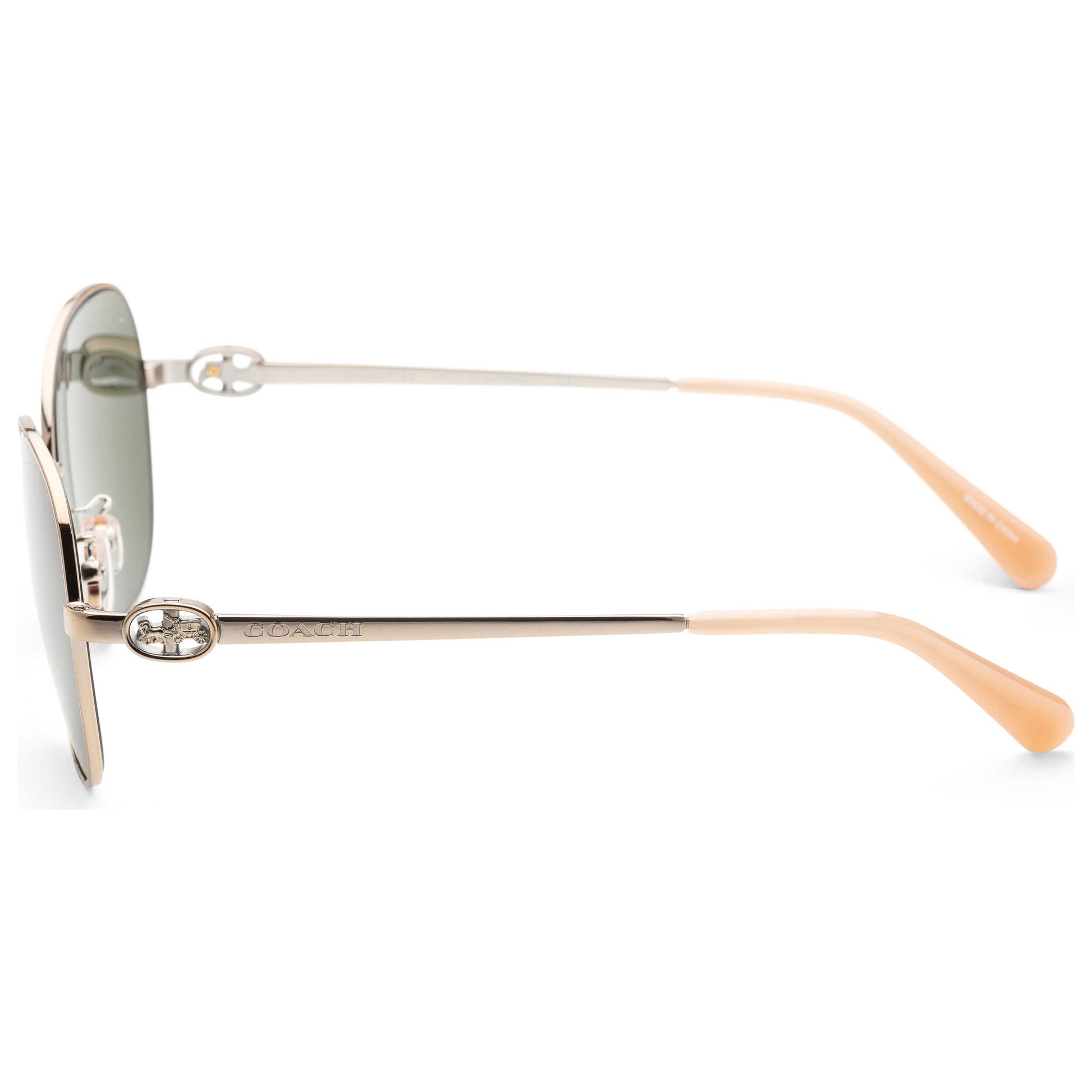 Left view of Coach Fashion Women's Sunglasses HC7123-900571-57